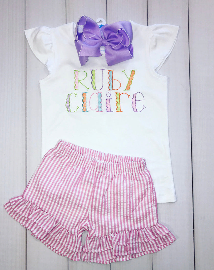Rainbow Ruffle Custom