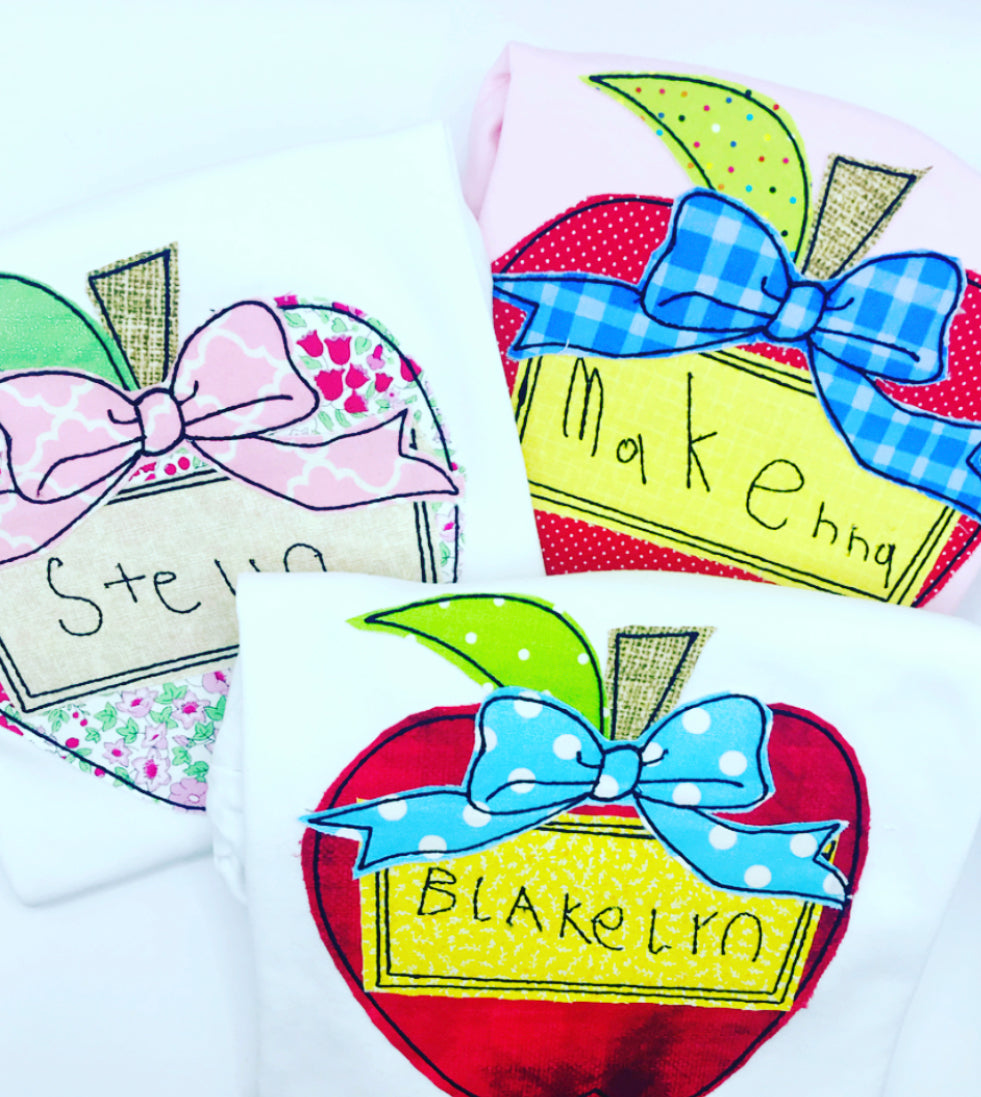Custom Handwriting Applique Shirt