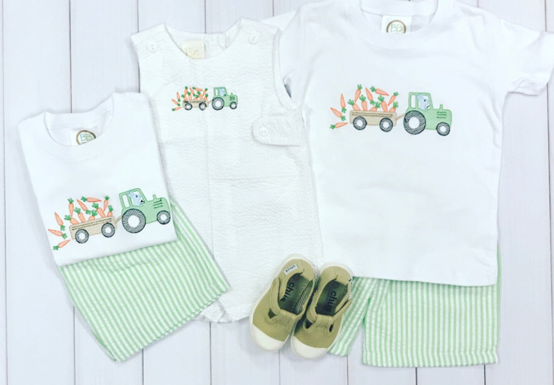 Tractor Pulling Carrots