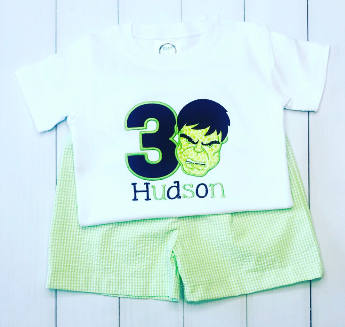 Hulk Birthday Shirt
