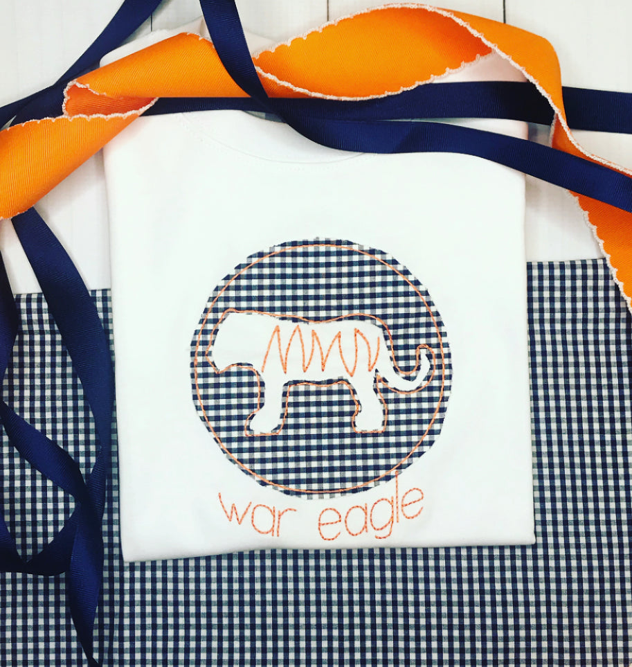 Tiger Circle Applique
