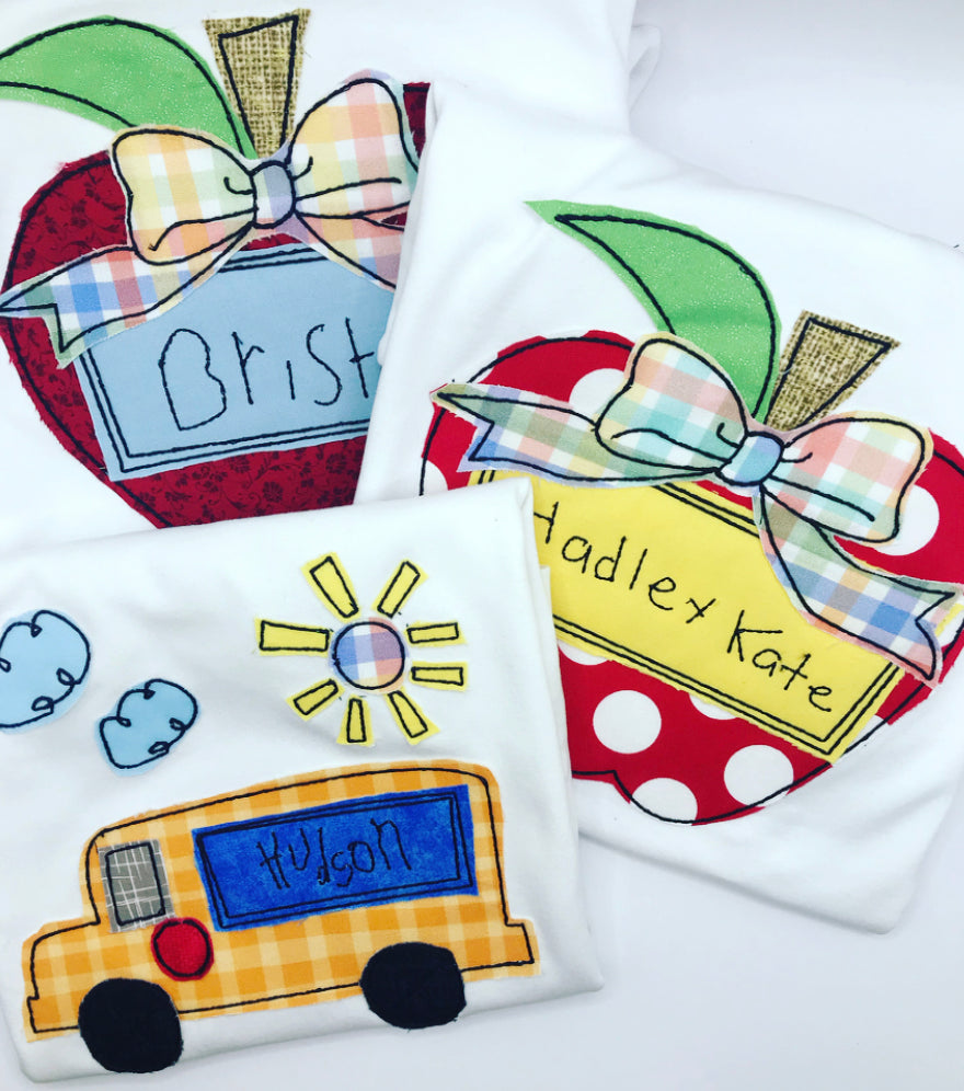 Custom Handwriting Applique Shirt