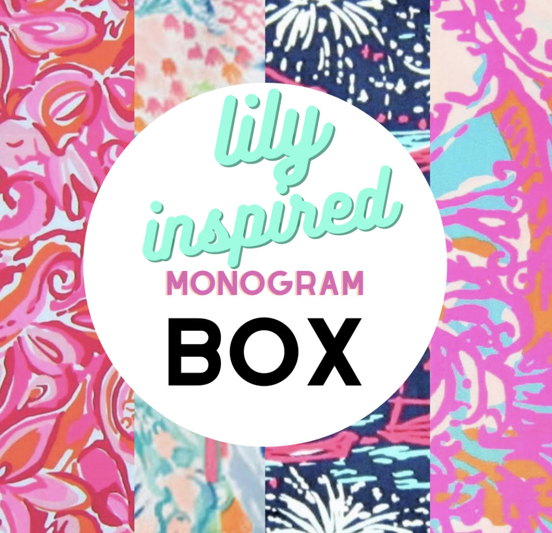 Lily Inspired Surprise Monogram BOX ($125 Value)
