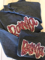 ADULT Hand-lettered Sequin Shirts