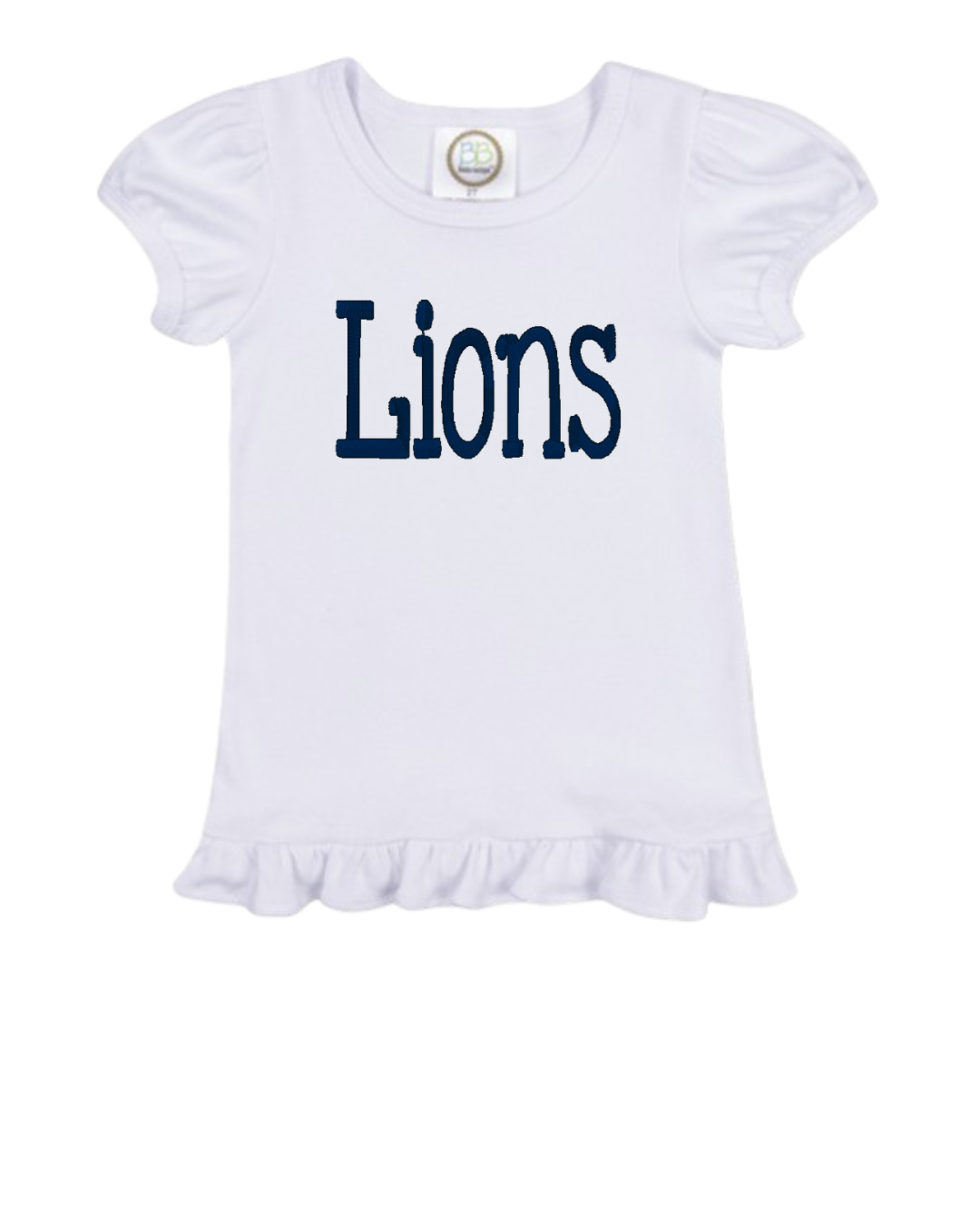 Girls Spirit Ruffle Tees