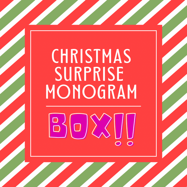 LADIES Christmas Surprise Monogram BOX