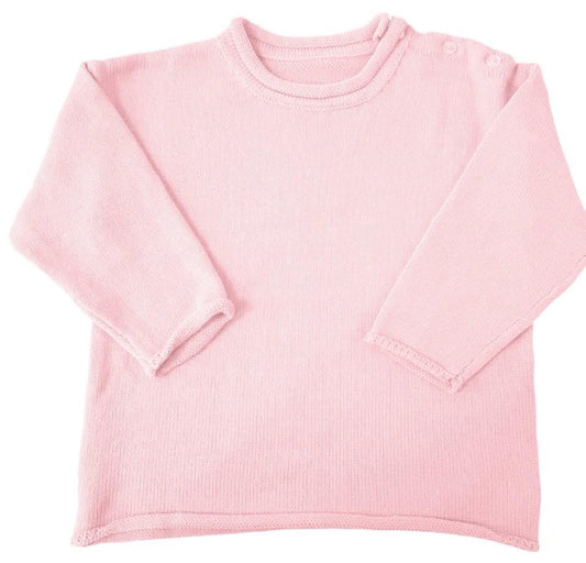 Solid RollNeck Sweater - Embroidery Included