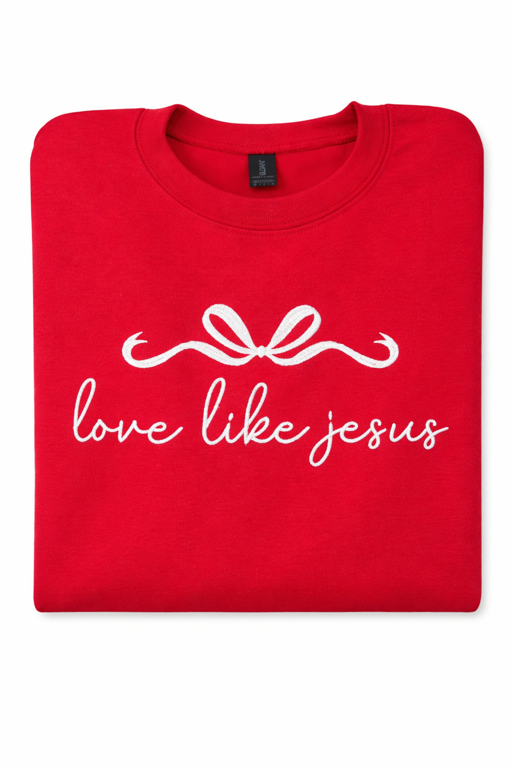Red Love Like Jesus Sweatshirt