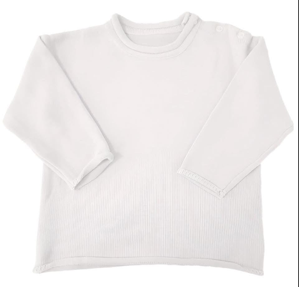 Solid RollNeck Sweater - Embroidery Included
