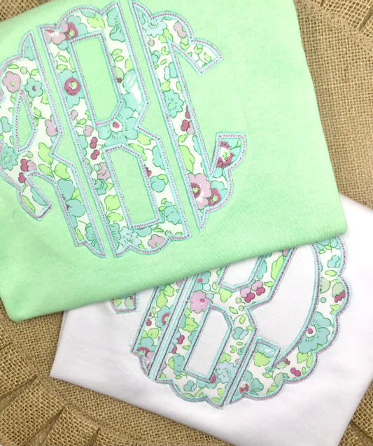 Liberty of LONDON Applique Monogram