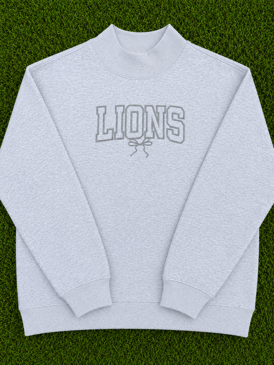 ADULT Mock Neck Sweatshirt