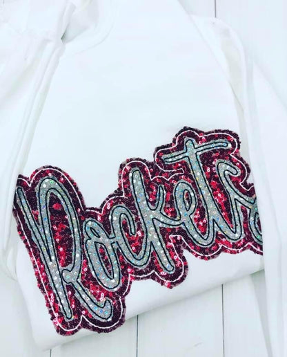 ADULT Hand-lettered Sequin Shirts