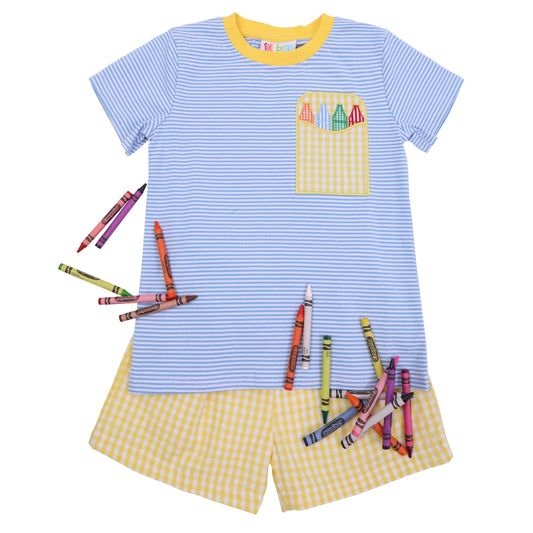 Crayon Pocket Short Set