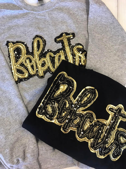 ADULT Hand-lettered Sequin Shirts
