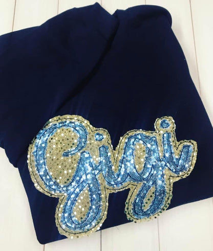 ADULT Hand-lettered Sequin Shirts