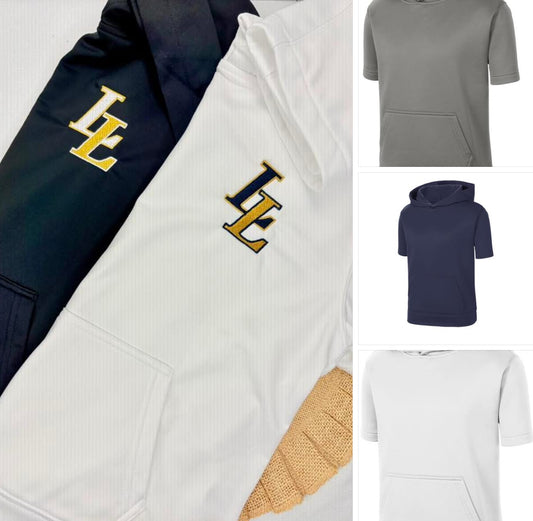 ADULT Sport-Tek Short Sleeve Hooded Pullover