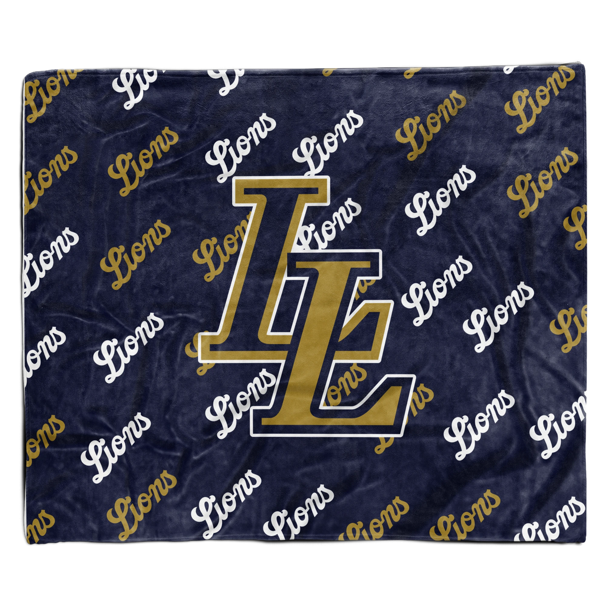 🦁 Design #2 — LL Lions Stadium Blanket