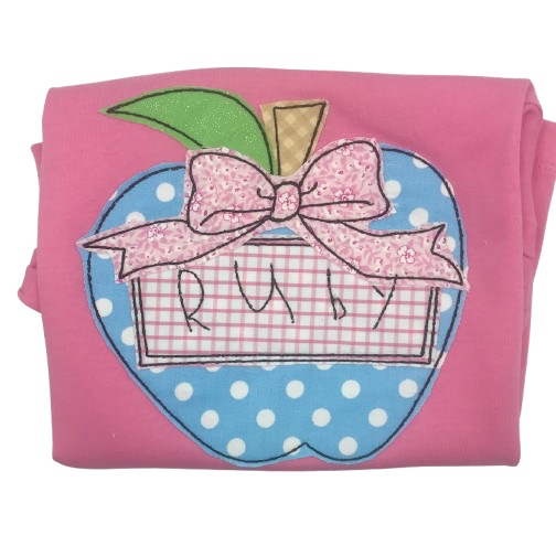 Custom Handwriting Applique Shirt