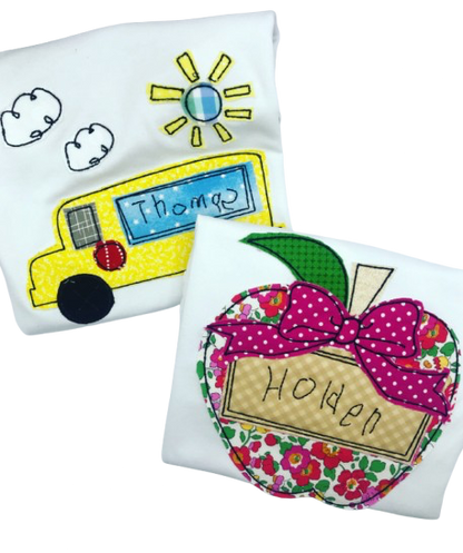 Custom Handwriting Applique Shirt