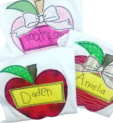 Custom Handwriting Applique Shirt