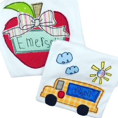 Custom Handwriting Applique Shirt