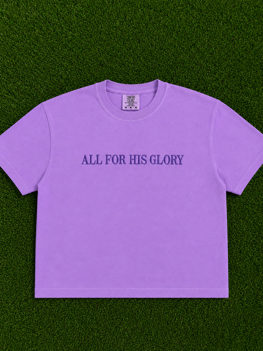 All For His Glory Boxy Tee