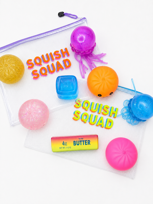 Squish Squad Zipper Pouch