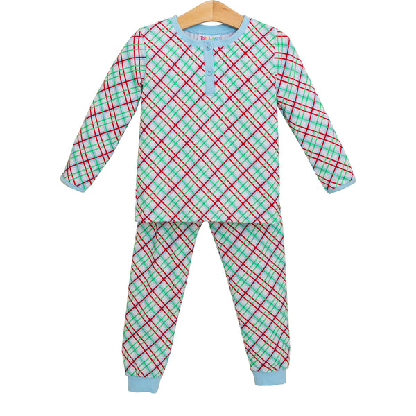 Merry and Bright Christmas Plaid Set