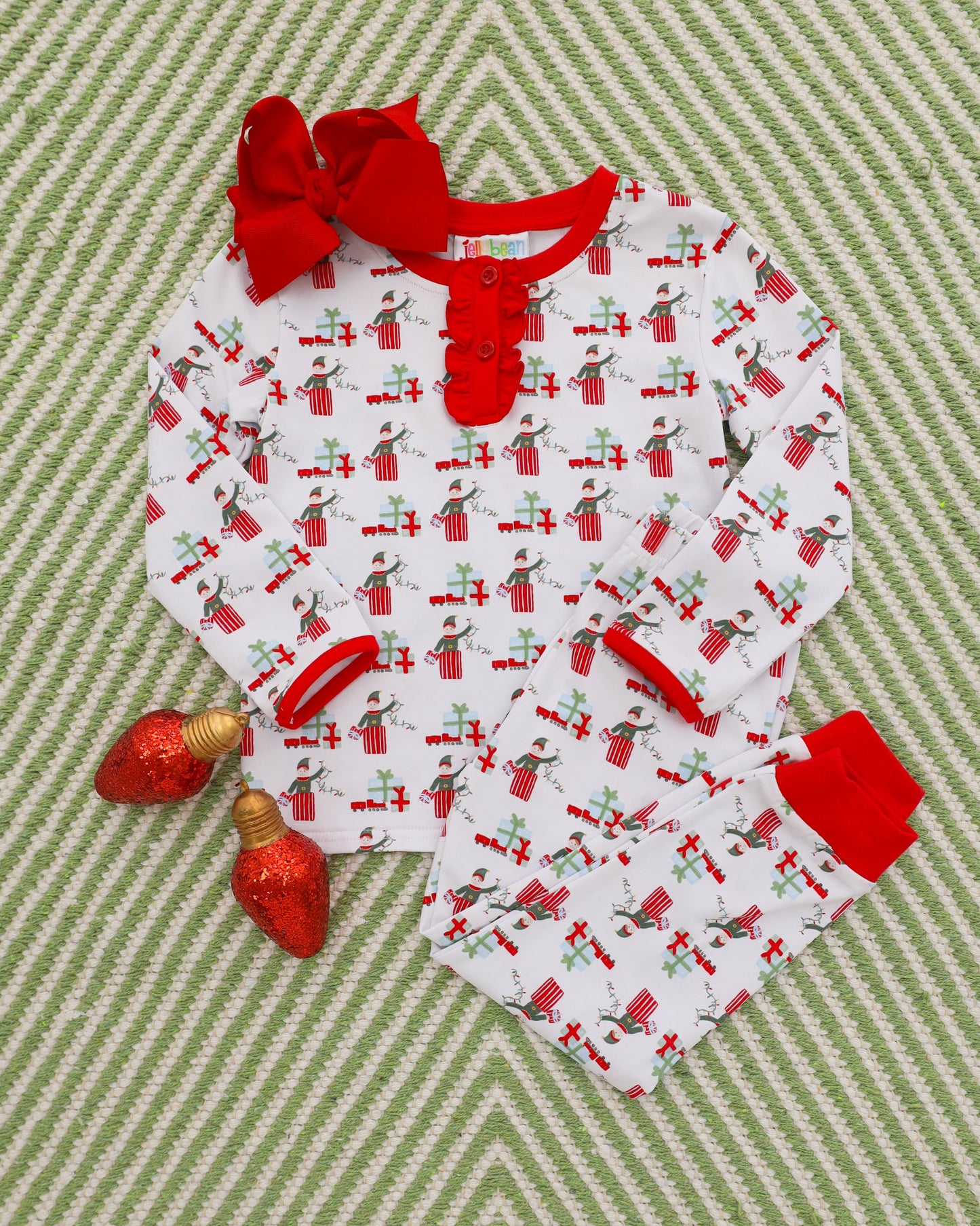 Santa's Helper Ruffle Set