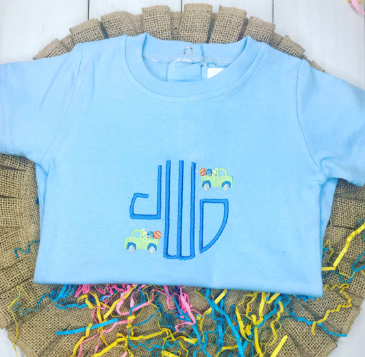 Monogram Easter Truck