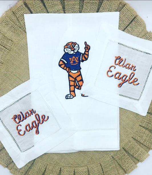Team Linen Cocktail Napkins (Set of 4)