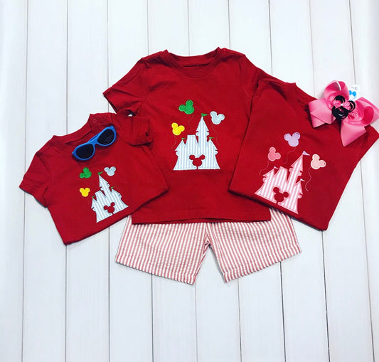 Magical Castle Applique Shirt