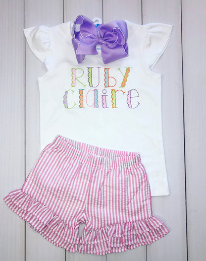 Rainbow Ruffle Custom