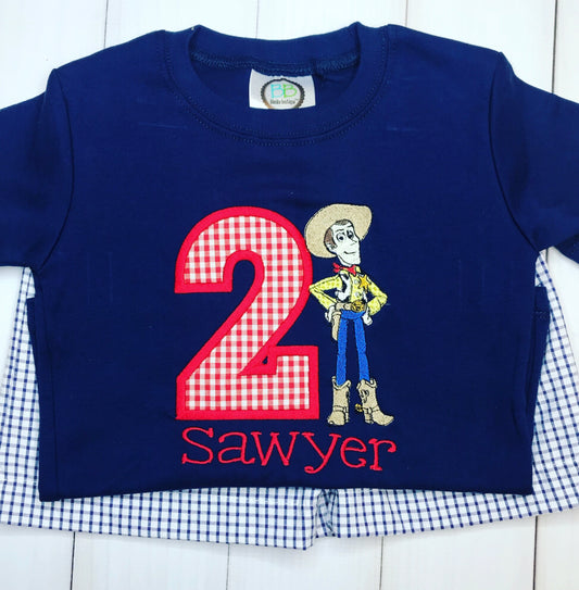 Cowboy Birthday Shirt
