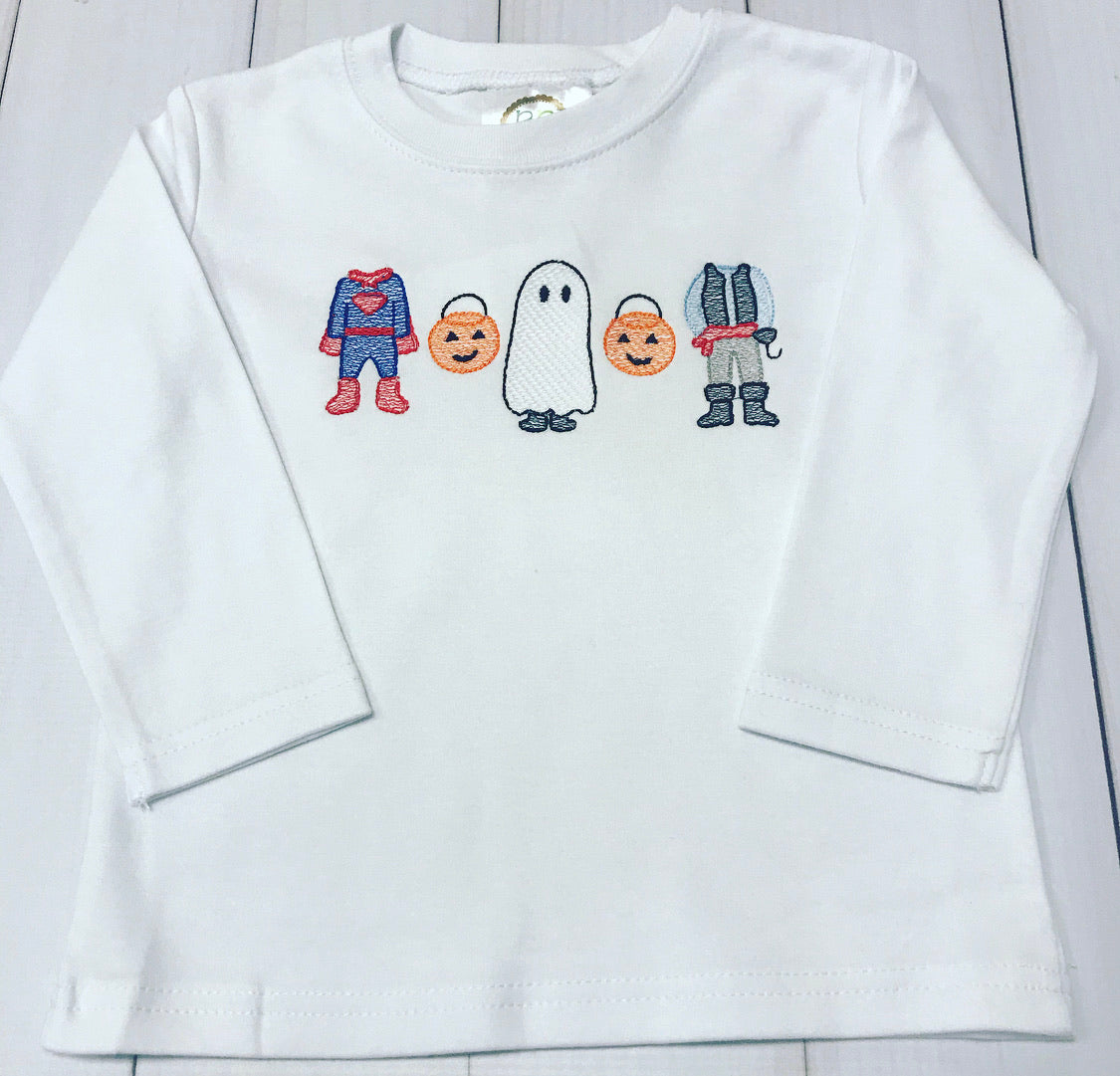 Spooky Hero Sketch Embroidery