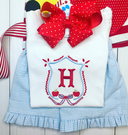 Apple Bow Crest Shirt