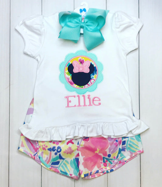 Scallop Mouse Applique Tee