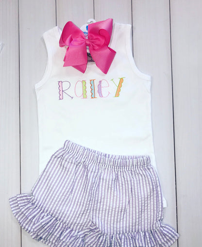 Rainbow Ruffle Custom