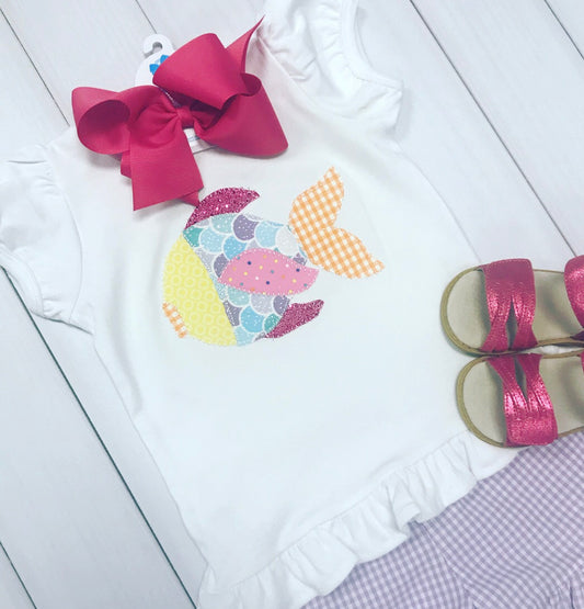 Kissy Fish Applique