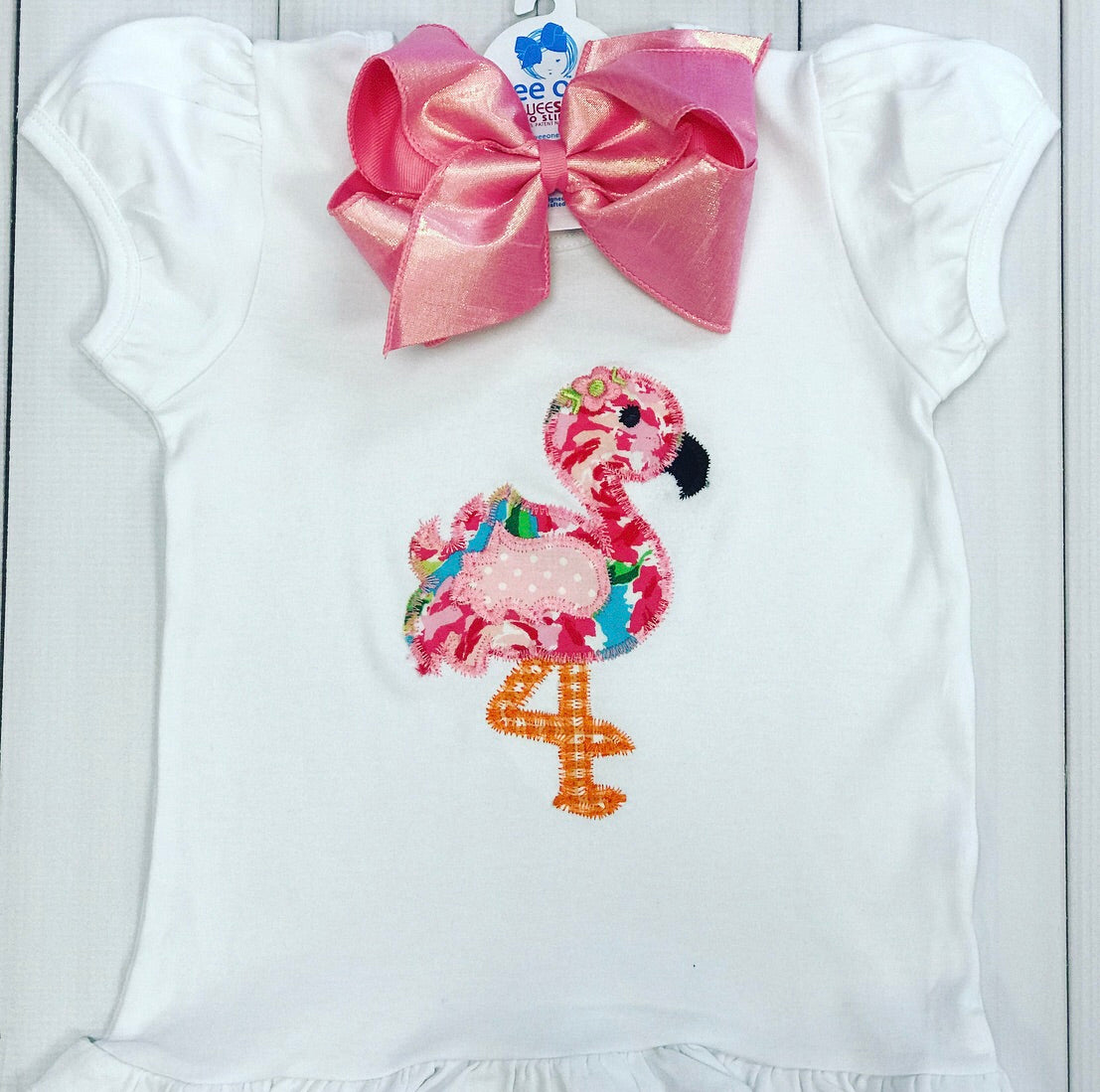Floral Flamingo