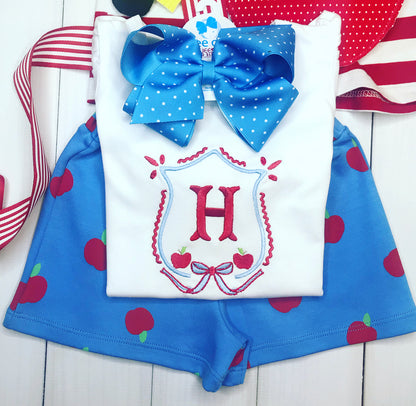 Apple Bow Crest Shirt