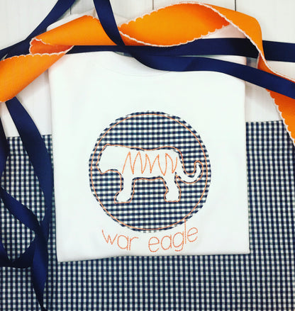 Tiger Circle Applique
