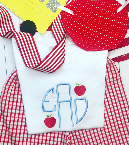 Round Apple Monogram Shirt