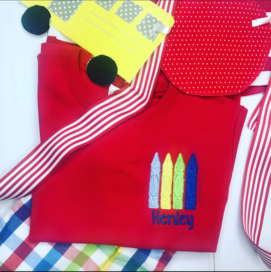 Primary Crayon Pocket Shirt