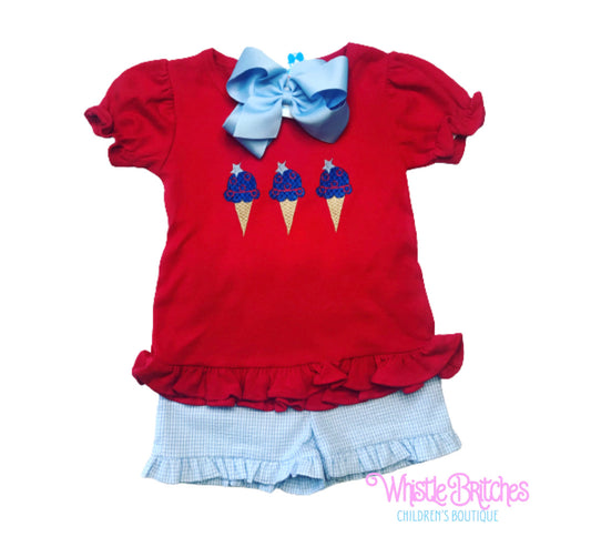 Blanks - Patriotic Ice Cream Trio Shirt